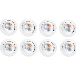 SG Armaturen Junistar Eco Isosafe Downlight LED, 7W, 8-pak 2000-2800K, 510 lm