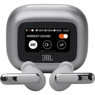 JBL Live Beam 3 true wireless in-ear høretelefoner (sølv) - På lager i butik