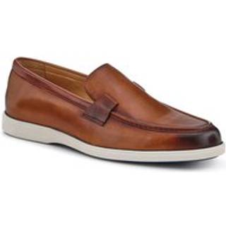 Pavers Pavers Brown Smart All Leather Loafers