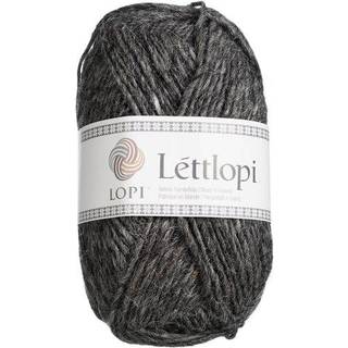 Ístex Léttlopi 0058 Dark grey heather Indhold: 100% islandsk uld Vægt/løbelængde: 50 g = ca. 100 meter Anbefalede pinde: 4.50-5.00 mm Strikkefasthed: 10 x 10 cm = 18 m x 24 p Håndvask ved max30°C, tørres fladt.
