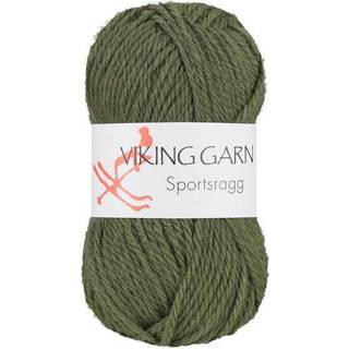 Viking Sportsragg 532 Mørkegrøn Indhold: 60% Uld, 20% akryl, 20% nylon Vægt/længde: 50 gram = ca. 100 meter Anbefalede pinde: 3.50 mm Strikkefasthed: 10 cm = 23 m Vask: Uldvask / Max 30°C / Tørres fladt.
