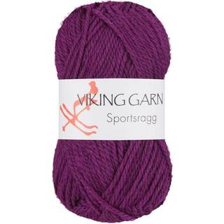 Viking Sportsragg 569 Lyng Indhold: 60% Uld, 20% akryl, 20% nylon Vægt/længde: 50 gram = ca. 100 meter Anbefalede pinde: 3.50 mm Strikkefasthed: 10 cm = 23 m Vask: Uldvask / Max 30°C / Tørres fladt.