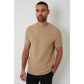 Strikket T-shirt med tekstur og ThreadbareXX-Large