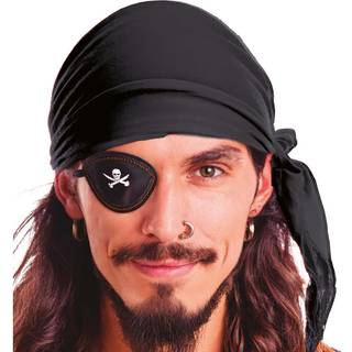 Sort pirat bandana