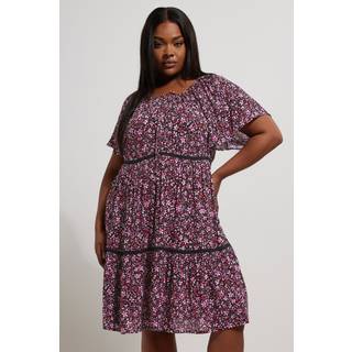 Yours Curve Yours Curve Pink Boho Smock Dress