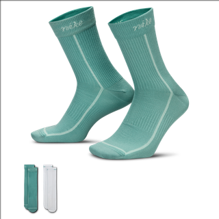 Nike Everyday Plus-letvægtscrewstrømper til kvinder (2 par) - multifarvet - 46-50