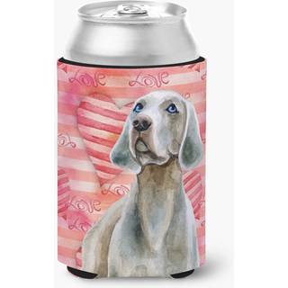 """" Caroline's Treasures Weimaraner Love Decorative Can Hugger Multicolor """"