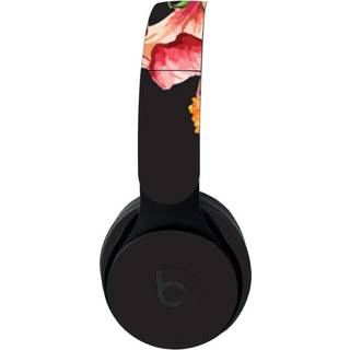 Mightyskins Skin til Beats Solo Pro Wireless Headphones - Hibiscus | Beskyttende holdbar og unik vinylmærkatindpakningsdæksel | Let at anvende Fj