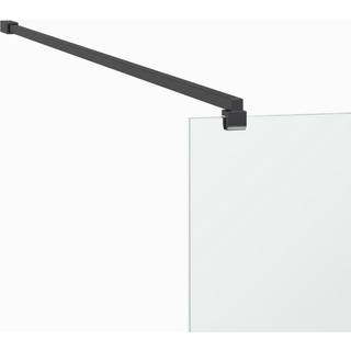 Forhængsstang 110 cm sort - Mikelo