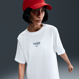 Paris Saint-Germain Premium Nike Football-T-shirt til kvinder - hvid - XL (EU 48-50)