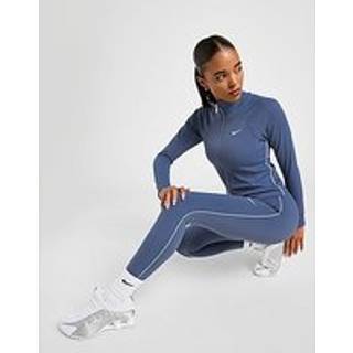 Højtaljede Nike One-leggings i fuld længde med høj talje til kvinder - blå - XS (EU 32-34)