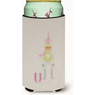 """"Caroline's Treasures Alfabet U For Unicorn Tall Boy Drik Insulator Hugger Multicolor""""