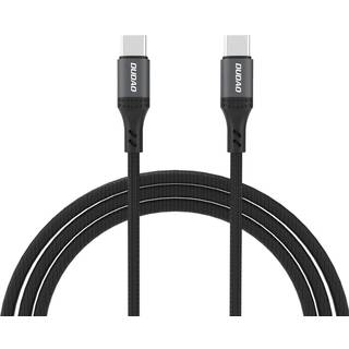 Dudao Flettet USB-C til USB-C-kabel 60W 1,2 m med hurtig opladning - Svart