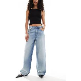 Wide Leg Jeans - Blue - 28RG