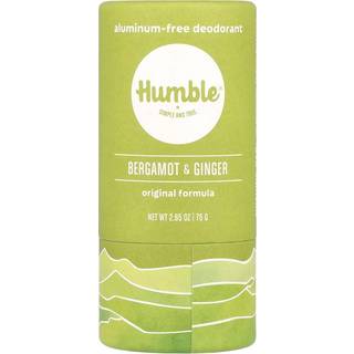 Ydmyge mærker Original Formel Plastfrit aluminiumfri deodorant Langvarig lugtkontrol med bagepulver og essentielle olier Bergamot & Ginger