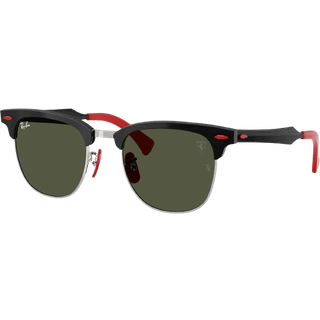 Ray - Ban Unisex RB3807M F11031 Solbriller Sølv Grøn G15 Firkantet Normal