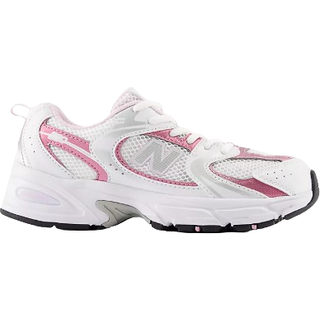 New Balance Børn 530 i Hvid/Lyserød Synthetic, Størrelse 35.5