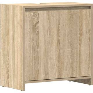 Badeværelsesskab 60X33X61 Cm Konstrueret Træ - Sonoma-eg