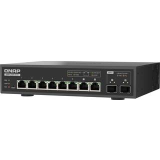 QNAP QSW-L3208-2C6T netværksswitch Administreret L2 10G Ethernet (100/1000/10000) Desktop Sort