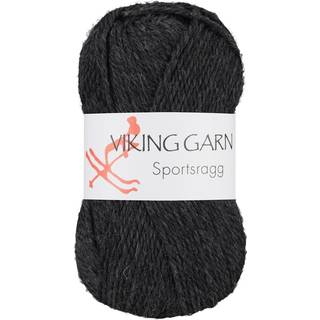 Viking Sportsragg 517 Koksgrå Indhold: 60% Uld, 20% akryl, 20% nylon Vægt/længde: 50 gram = ca. 100 meter Anbefalede pinde: 3.50 mm Strikkefasthed: 10 cm = 23 m Vask: Uldvask / Max 30°C / Tørres fladt.