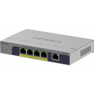 NETGEAR GS105PP Ikke administreret Gigabit Ethernet (10/100/1000) Strøm over Ethernet (PoE) Bord-/vægmontering Grå