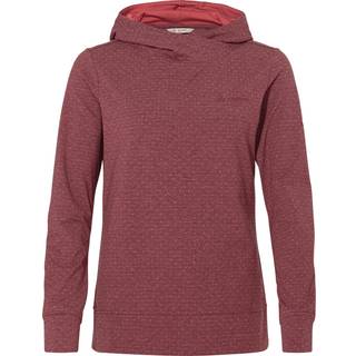 Vaude Women's Tuenno Pullover Hoodie Damer størrelse 40 farve rød