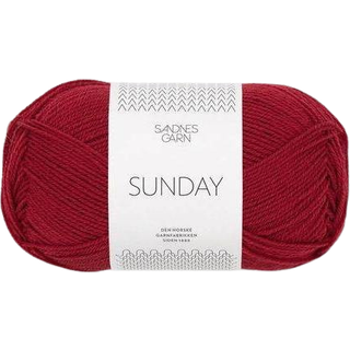 Sunday garn fra Sandnes Garn - Dyb rød