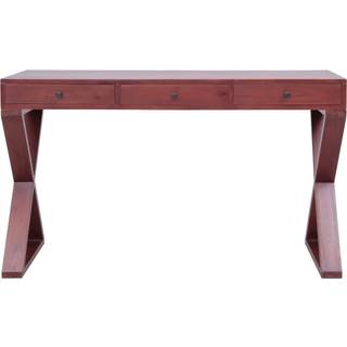 Computerbord Massivt Mahognitræ - Brun