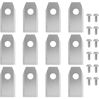 Ecovacs Goat robotplæneklipper knive - 12 stk rustfrit stål