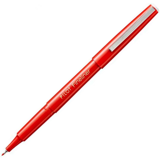 Pilot Filtpen m/hætte Fineliner 1,2 rød