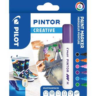 Udgår: Marker Pintor Medium Fun Mix 1,4 ass (6)