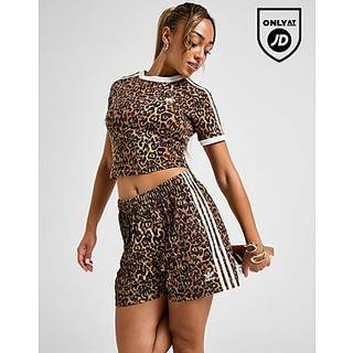 adidas Originals Leopard Firebird Shorts, Black