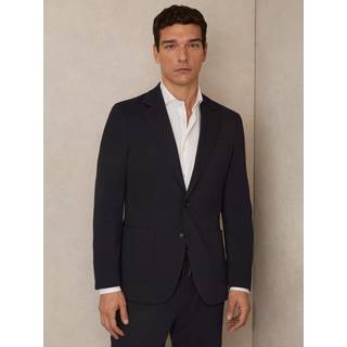 Reiss Reiss Navy Gerrard Slim-Fit Single-Breasted Jersey Suit Blazer
