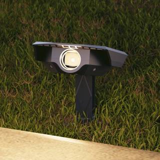 Calex LED-spot med jordspyd Padoa, 2-pak, sort