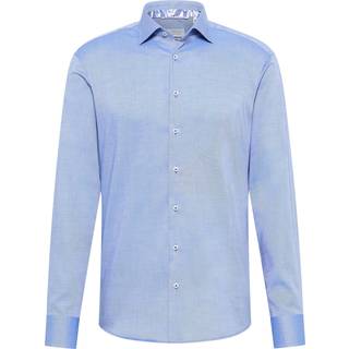 SLIM FIT Shirt in blue structured