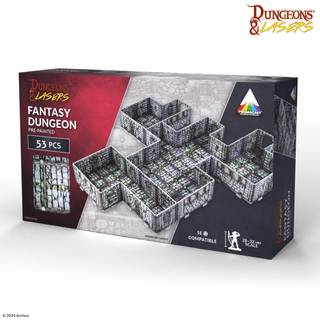 Dungeons & Lasers FANTASY DUNGEON: PRE-PAINTED