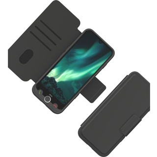 Doro Wallet Case Aurora A31, Graphite Etui med pung