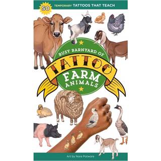 Busy Barnyard of Tattoo Farm Animals