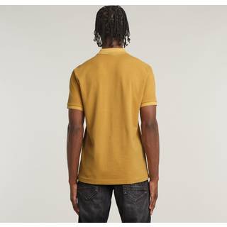 Dunda Overdyed Slim Polo - Yellow - Men