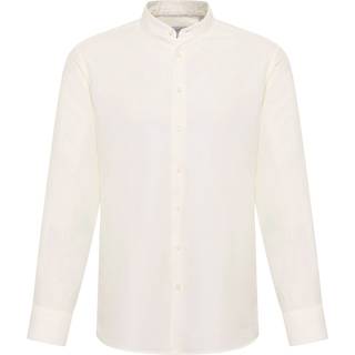 MODERN FIT Linen Shirt in champagne plain