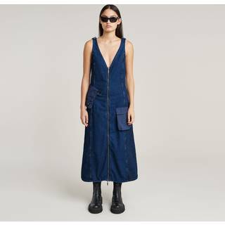 Cargo Dress - Dark blue - Women