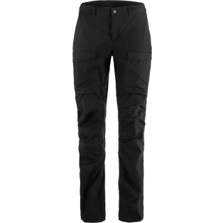 Fjällräven - Abisko Hybrid Trail Trousers W Bukser Sort dame 44/S Ribejagtogfikseri.dk