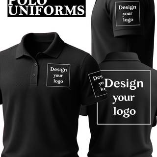 TEMU Customizable Men's Shirts With 3 Areas Of Customization: Left Chest, Left Arm, And Back. Ideal For Corporate Uniforms And Team Customization, Enhancing Team Spirit.