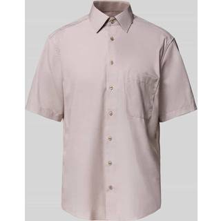 COMFORT FIT Shirt in almond structured
