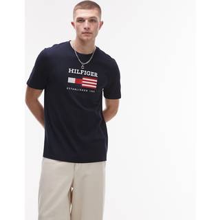 AMERICANA MONOTYPE FLAG BOX TEE