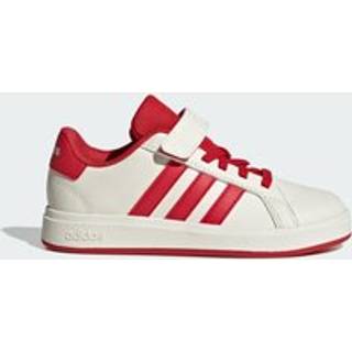 Grand Court 2.0 Kids sko - Off White / Collegiate Red / Core Black - 32