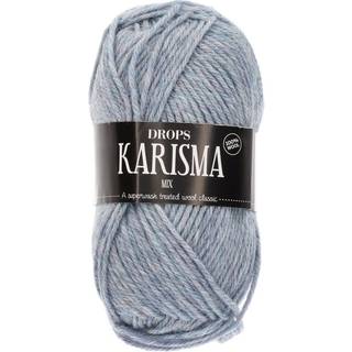 DROPS Karisma 90 Tåge (Mix) Indhold: 100% Uld Garngruppe: B (20 - 22 masker) / 8 ply / DK / worsted Vægt/længde: 50 gram = ca. 100 meter Anbefalede pinde: 4 mm Strikkefasthed: 10 x 10 cm = 21 m x 28 p Finvask med forsigtig centrifugering på 40ºC / Brug aldrig skyllemiddel / Tørres fladt.
