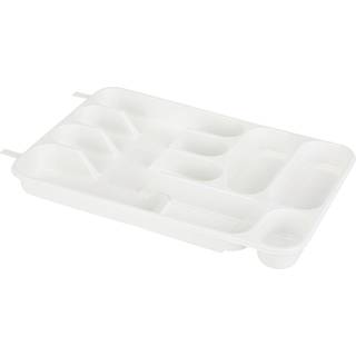 Bestikbakke 7 rum hvid