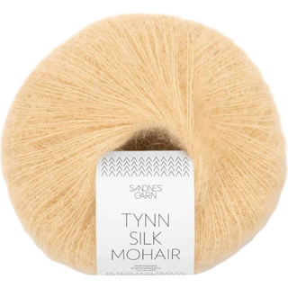 Tynd Silk Mohair garn fra Sandnes Garn - Gul månesten