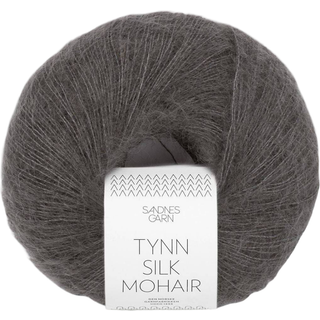Tynd Silk Mohair garn fra Sandnes Garn - Bristol black